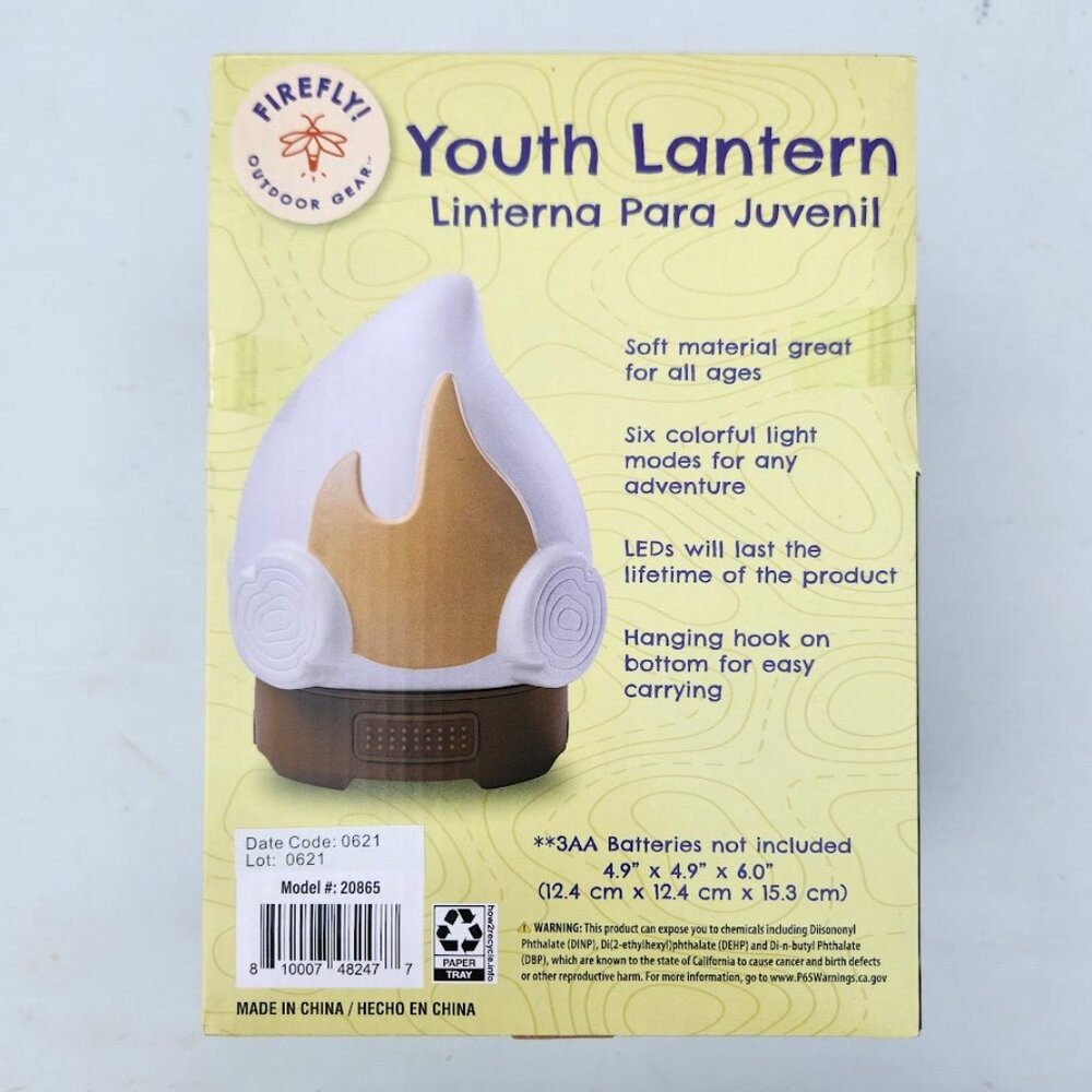 NEW Firefly Fire Lantern Flame Kids Outdoor Night Light Camping LED Multi Color